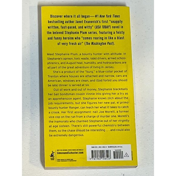 One for the Money Janet Evanovich Book Fiction Stephanie Plum Mystery Crime - Picture 5 of 5